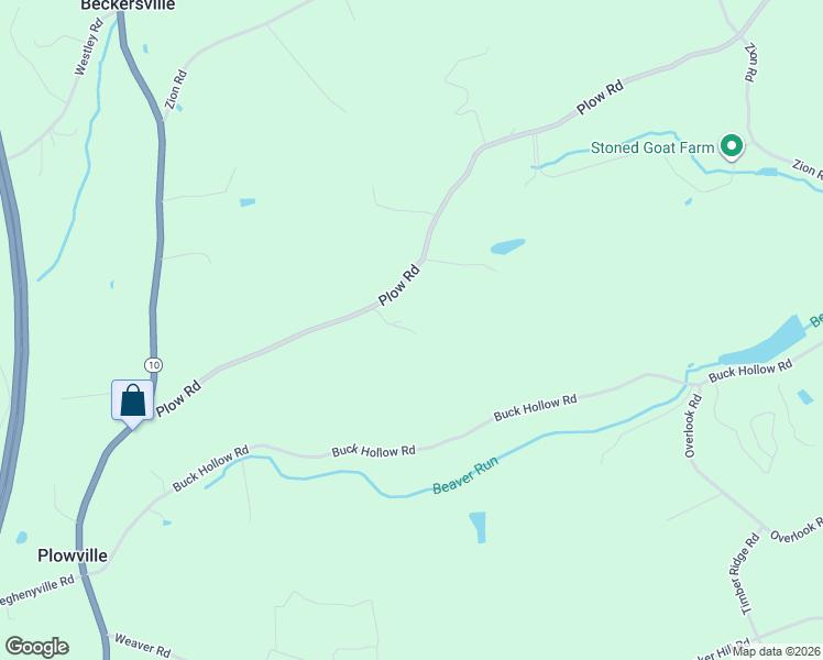 map of restaurants, bars, coffee shops, grocery stores, and more near 3323 Plow Road in Mohnton
