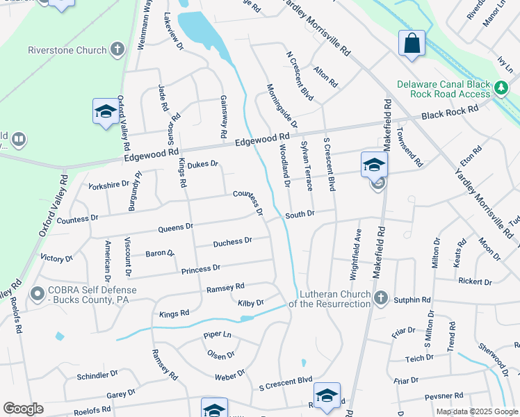 map of restaurants, bars, coffee shops, grocery stores, and more near 576 Countess Drive in Morrisville