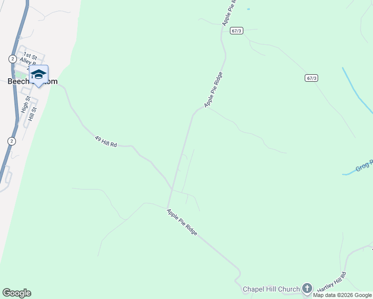 map of restaurants, bars, coffee shops, grocery stores, and more near 987 Apple Pie Ridge in Wellsburg