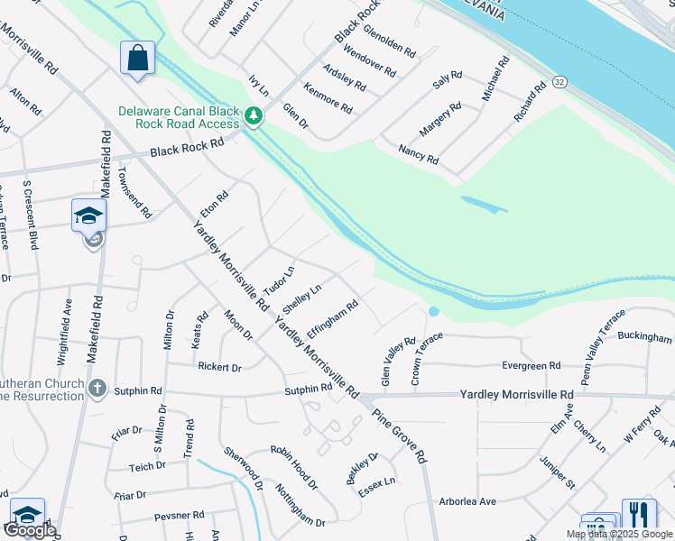 map of restaurants, bars, coffee shops, grocery stores, and more near 1604 Westover Road in Morrisville