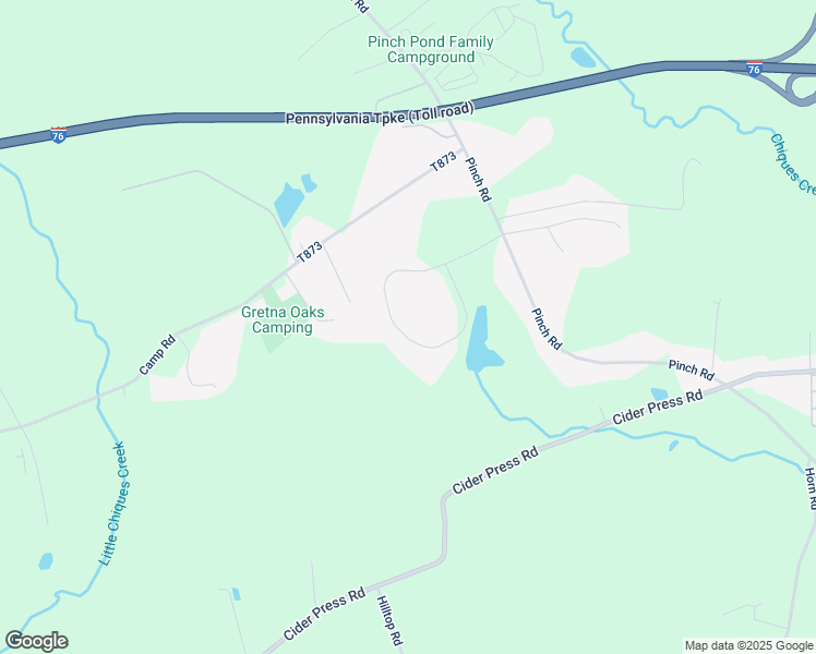 map of restaurants, bars, coffee shops, grocery stores, and more near 615 Quail Creek in Manheim