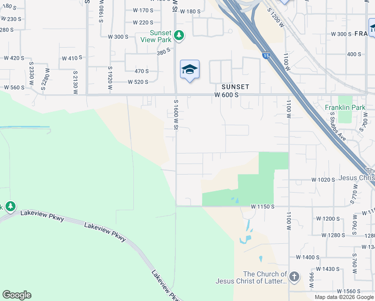 map of restaurants, bars, coffee shops, grocery stores, and more near 845 South 1600 West Street in Provo