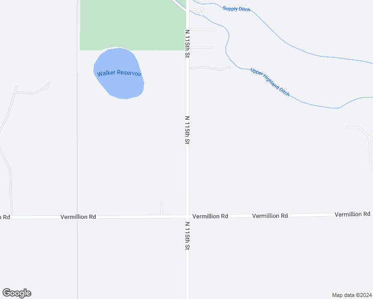 map of restaurants, bars, coffee shops, grocery stores, and more near 13631 North 115th Street in Longmont