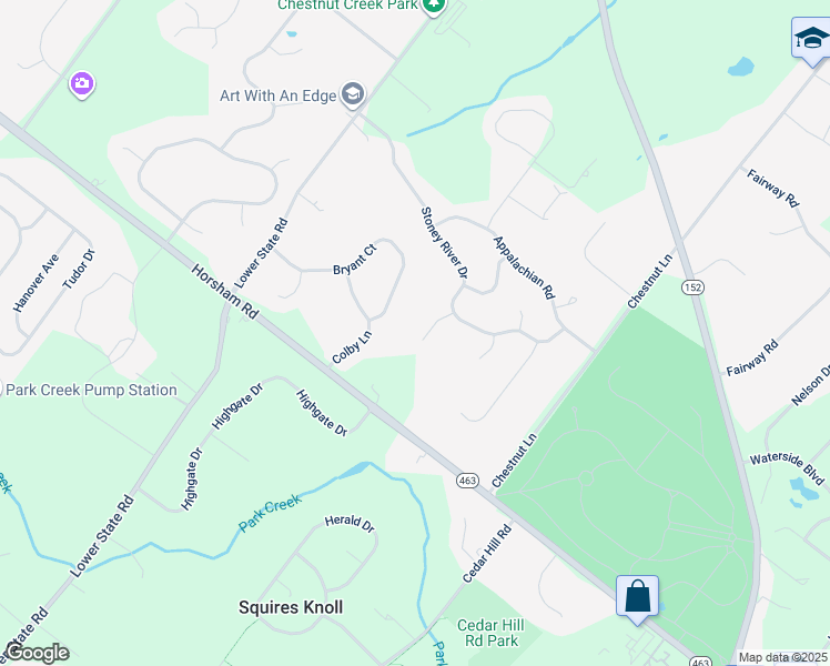 map of restaurants, bars, coffee shops, grocery stores, and more near 327 Sleepy Hollow Ct in Maple Glen