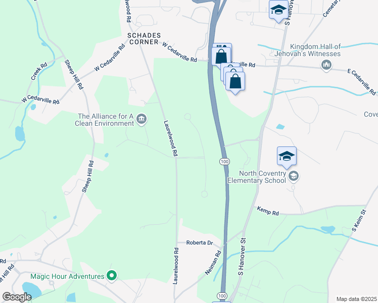 map of restaurants, bars, coffee shops, grocery stores, and more near 637 Hunters Run Road in Pottstown