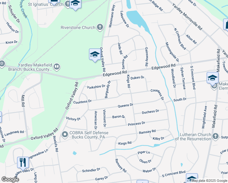 map of restaurants, bars, coffee shops, grocery stores, and more near 607 Chatwyck Lane in Morrisville