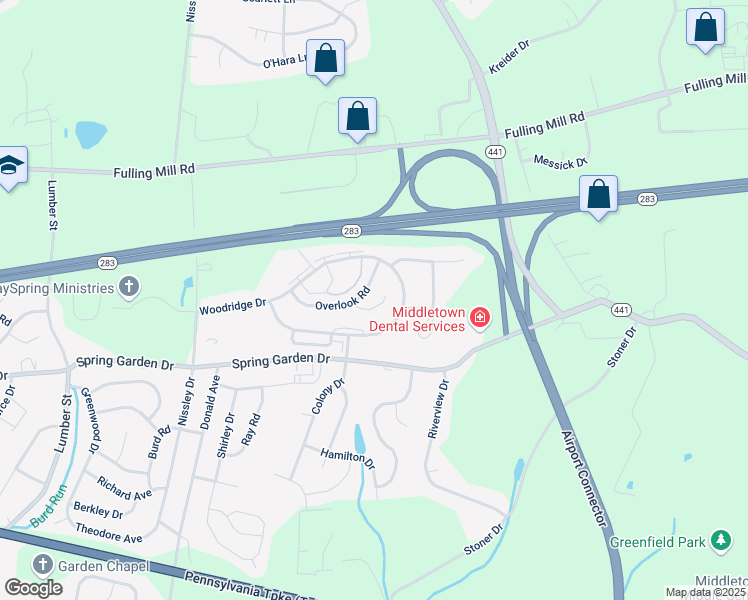 map of restaurants, bars, coffee shops, grocery stores, and more near in Middletown