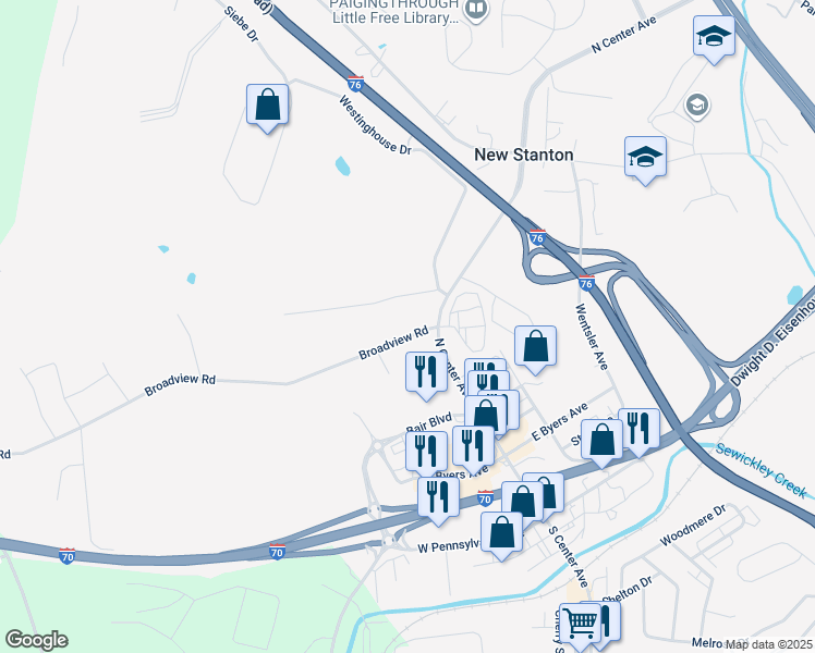 108 Broadview Road, New Stanton PA Walk Score