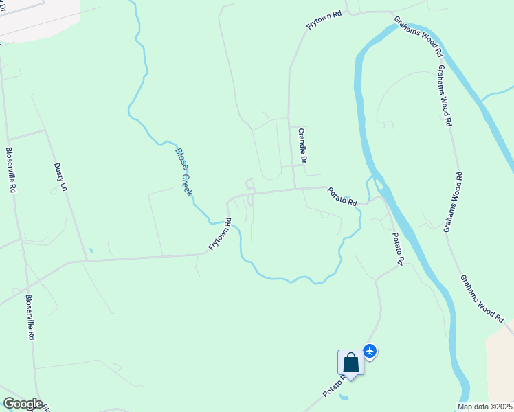 map of restaurants, bars, coffee shops, grocery stores, and more near 227 Frytown Road in Carlisle