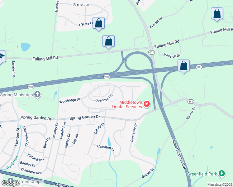 map of restaurants, bars, coffee shops, grocery stores, and more near 158 Tarheel Lane in Middletown