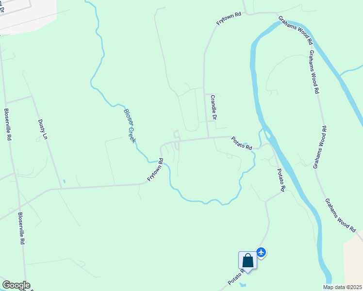 map of restaurants, bars, coffee shops, grocery stores, and more near 227 Frytown Road in Carlisle