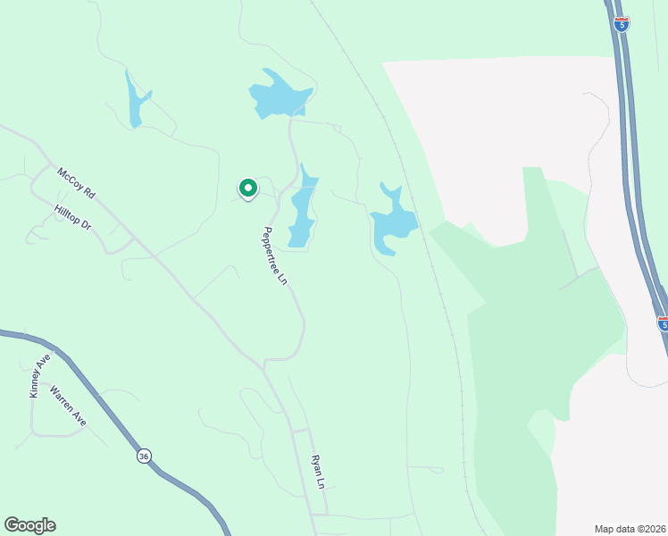 map of restaurants, bars, coffee shops, grocery stores, and more near 14765 Molluc Drive in Red Bluff