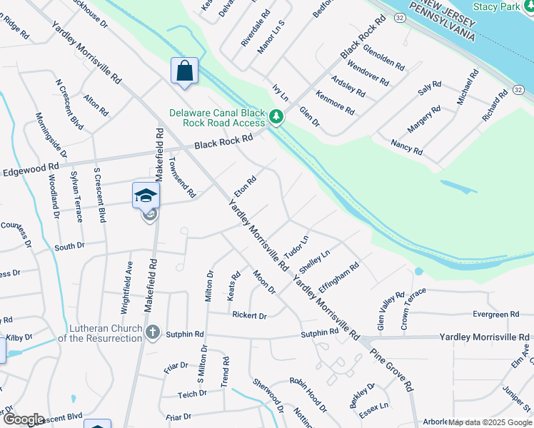 map of restaurants, bars, coffee shops, grocery stores, and more near 4 Vernon Lane in Morrisville