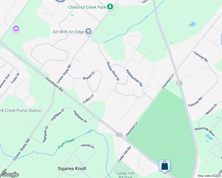 map of restaurants, bars, coffee shops, grocery stores, and more near 321 Sleepy Hollow Court in Maple Glen