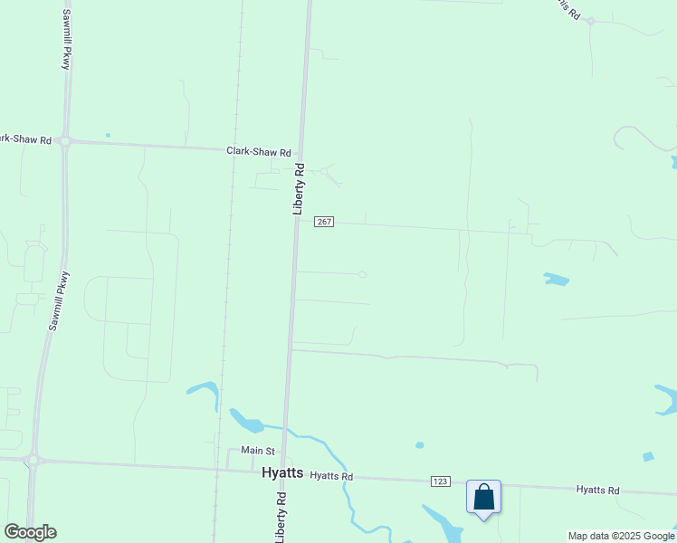 map of restaurants, bars, coffee shops, grocery stores, and more near 2105 Hardin Lane in Powell