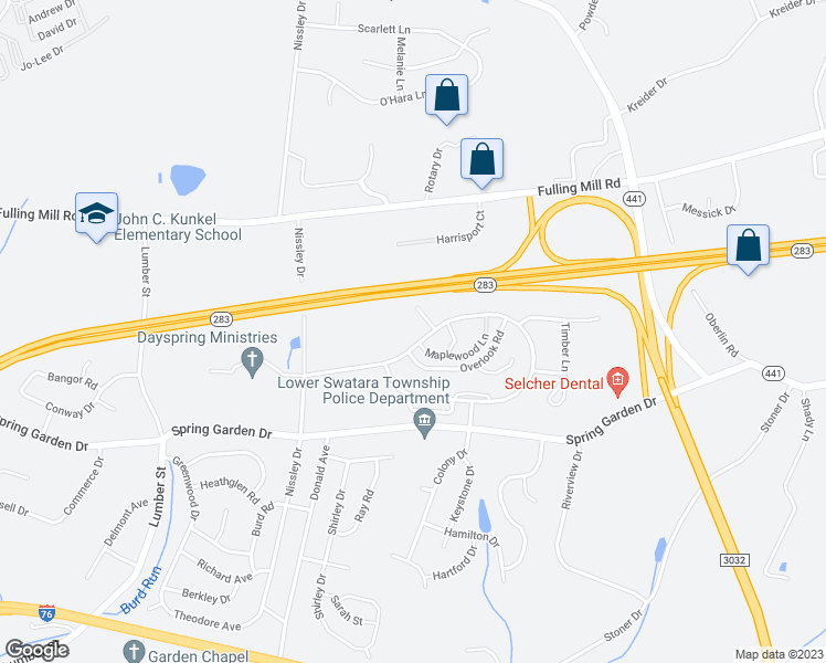map of restaurants, bars, coffee shops, grocery stores, and more near 834 Woodridge Drive in Middletown