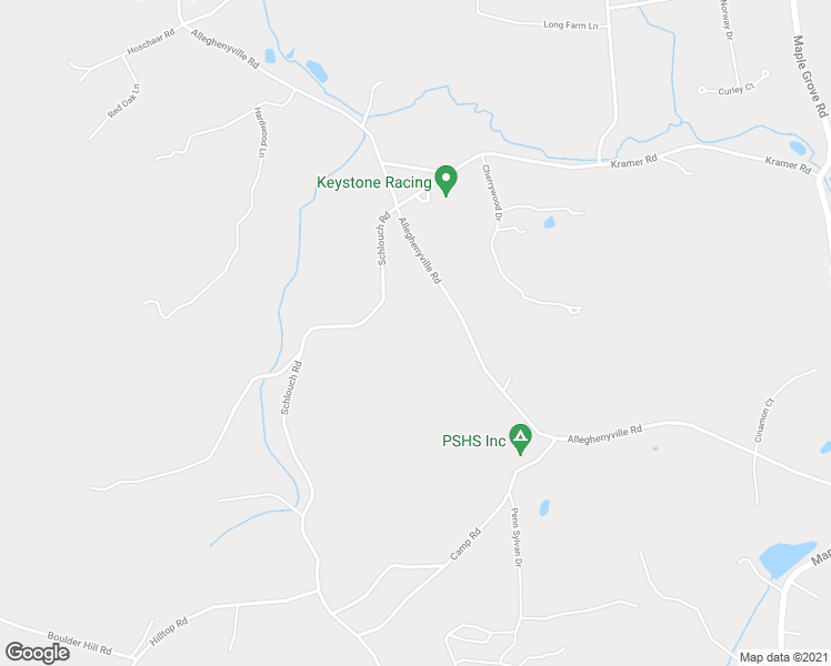 map of restaurants, bars, coffee shops, grocery stores, and more near 73 Schlouch Road in Mohnton