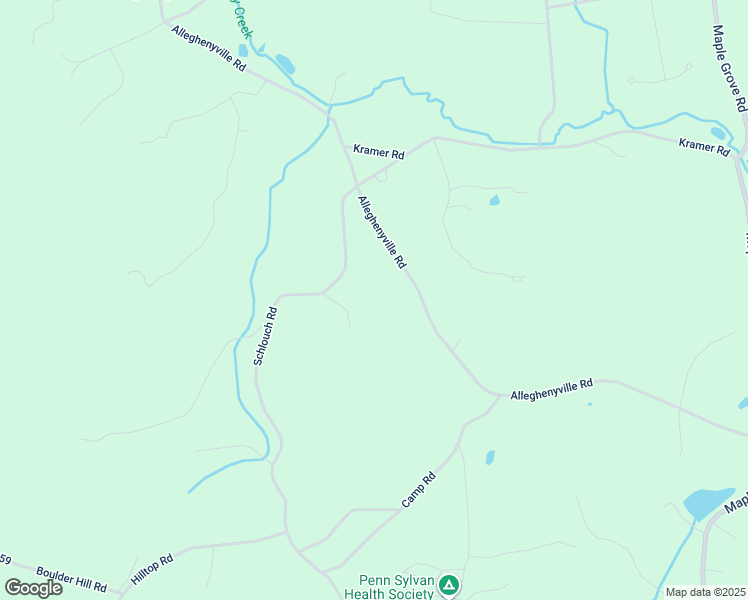 map of restaurants, bars, coffee shops, grocery stores, and more near 73 Schlouch Road in Mohnton