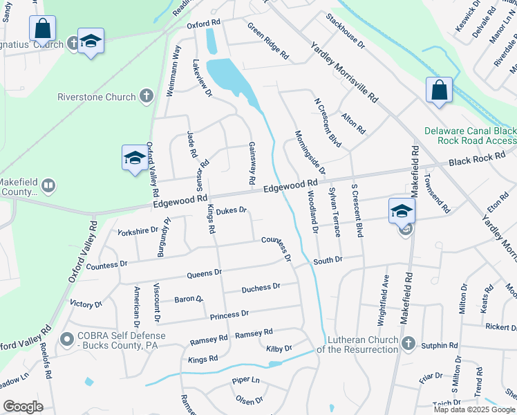 map of restaurants, bars, coffee shops, grocery stores, and more near 873 Edgewood Road in Morrisville
