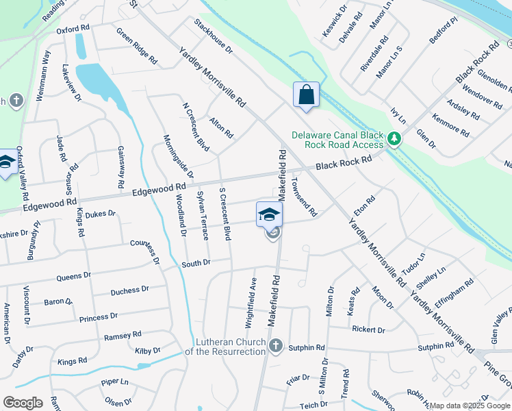 map of restaurants, bars, coffee shops, grocery stores, and more near 5 Colonial Ridge Drive in Morrisville
