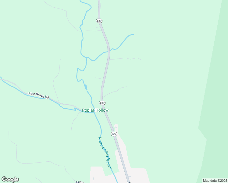 map of restaurants, bars, coffee shops, grocery stores, and more near Little Spring Lane in Huntingdon County