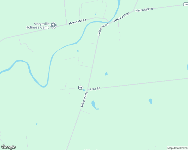 map of restaurants, bars, coffee shops, grocery stores, and more near 14734 Bellepoint Road in Ostrander