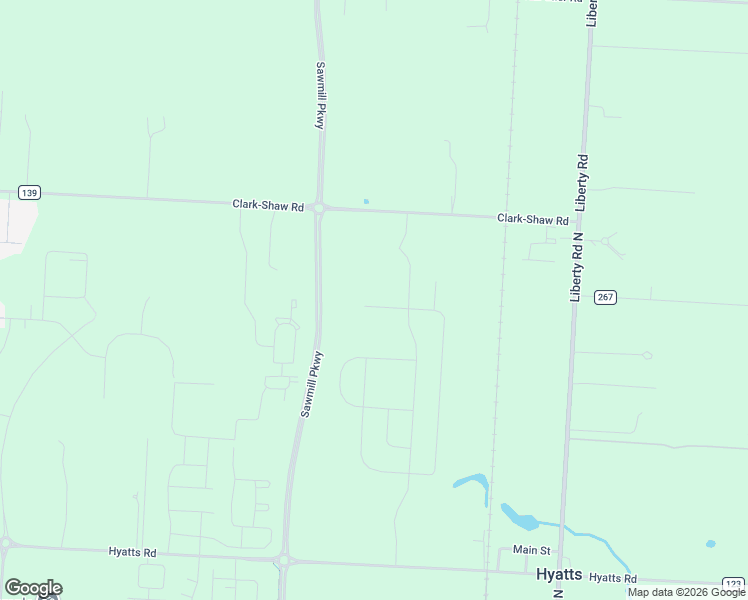 map of restaurants, bars, coffee shops, grocery stores, and more near 2665 Clark-Shaw Road in Powell