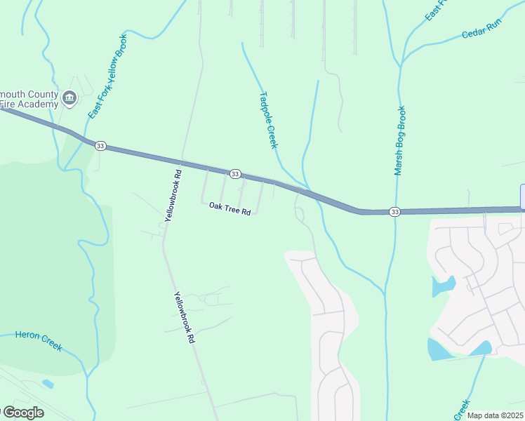 map of restaurants, bars, coffee shops, grocery stores, and more near 9 Holly Road in Freehold