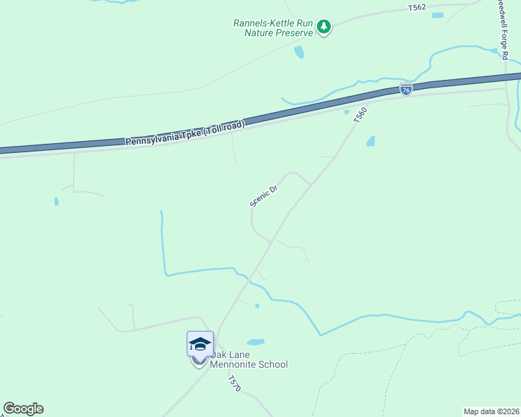 map of restaurants, bars, coffee shops, grocery stores, and more near 2383 Scenic Drive in Manheim