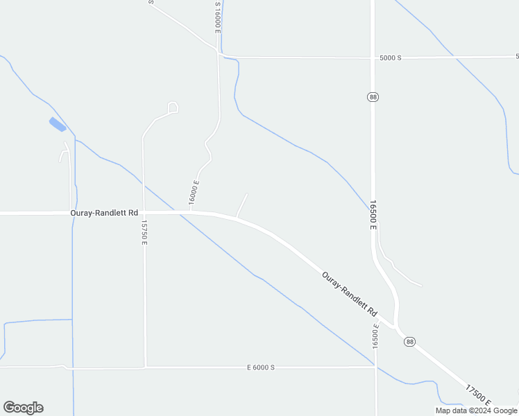 map of restaurants, bars, coffee shops, grocery stores, and more near 16055 5500 South in Randlett