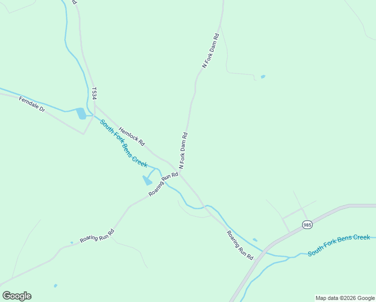 map of restaurants, bars, coffee shops, grocery stores, and more near 968 North Fork Dam Road in Boswell