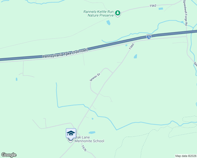map of restaurants, bars, coffee shops, grocery stores, and more near 2383 Scenic Drive in Manheim