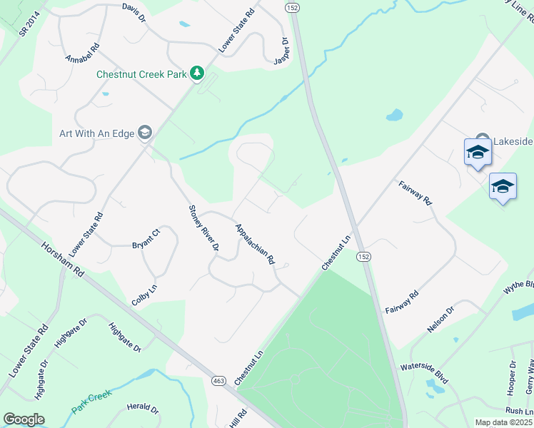 map of restaurants, bars, coffee shops, grocery stores, and more near 1318 Pine Brook Court in Ambler