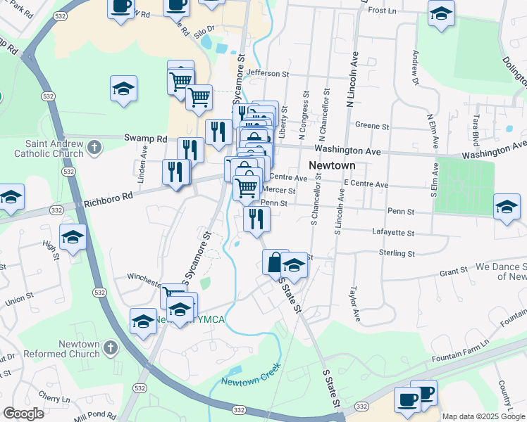 224 Court Street, Newtown PA Walk Score