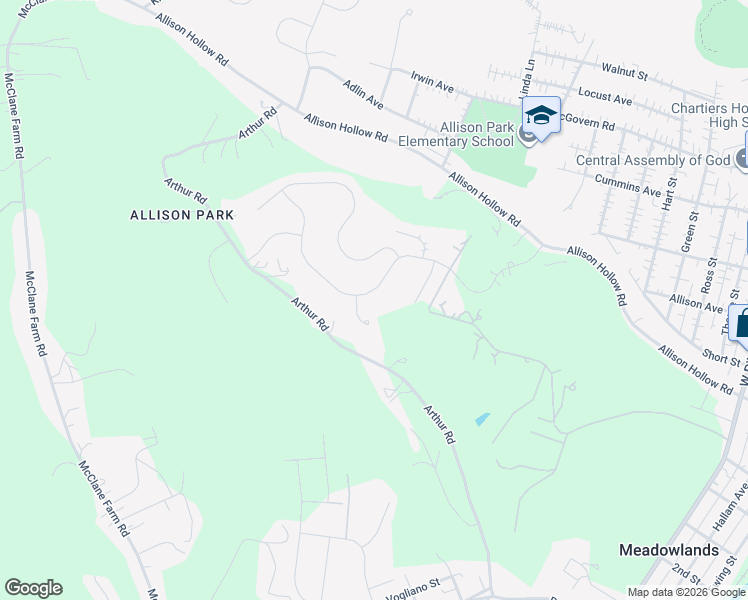 map of restaurants, bars, coffee shops, grocery stores, and more near 116 Piatt Estates Drive in Washington