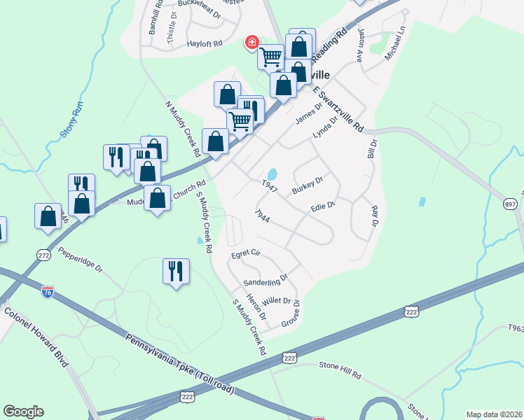 map of restaurants, bars, coffee shops, grocery stores, and more near 100 Scenic Drive in Denver