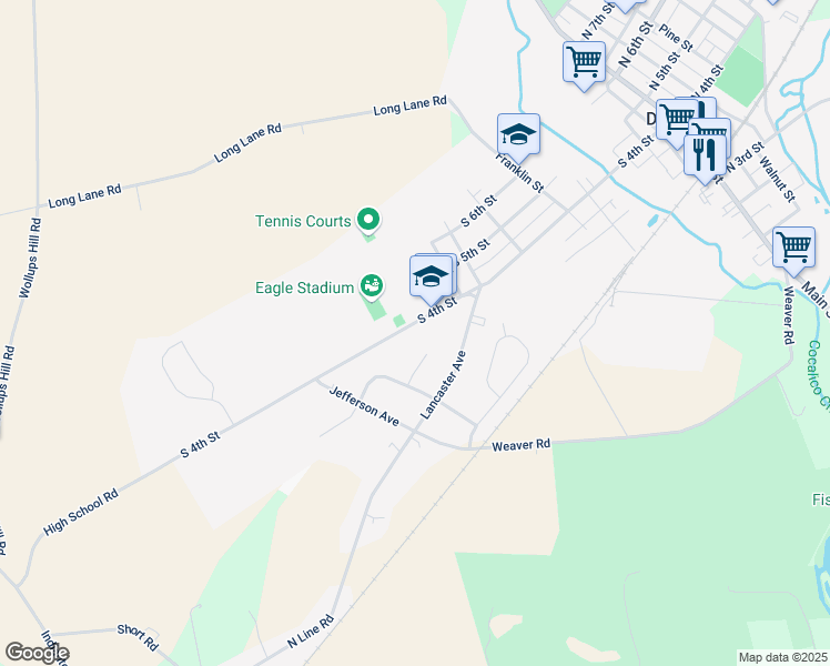 map of restaurants, bars, coffee shops, grocery stores, and more near 715 South 4th Street in Denver