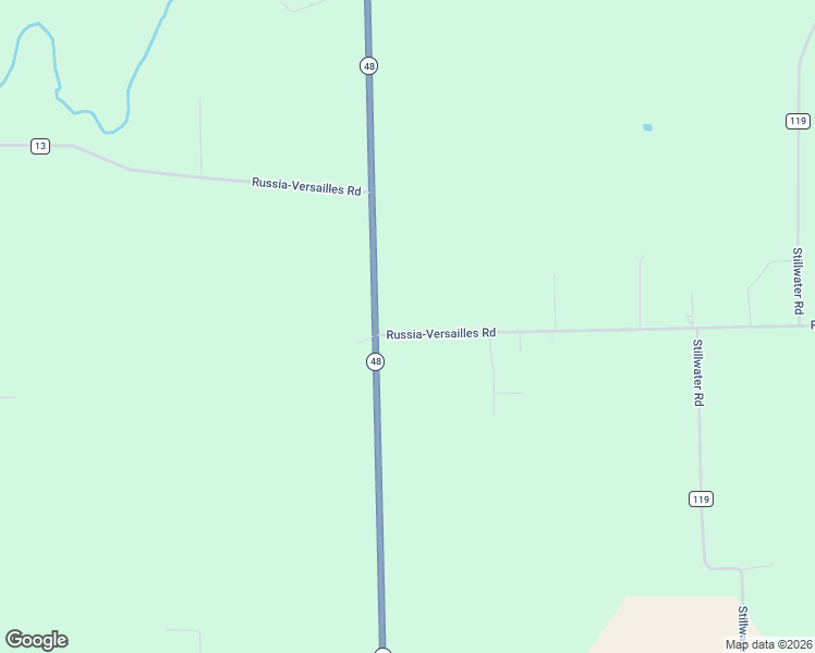 map of restaurants, bars, coffee shops, grocery stores, and more near 4075 Russia-Versailles Road in Houston