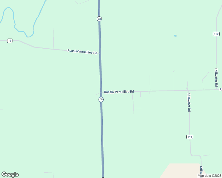map of restaurants, bars, coffee shops, grocery stores, and more near 4075 Russia-Versailles Road in Houston