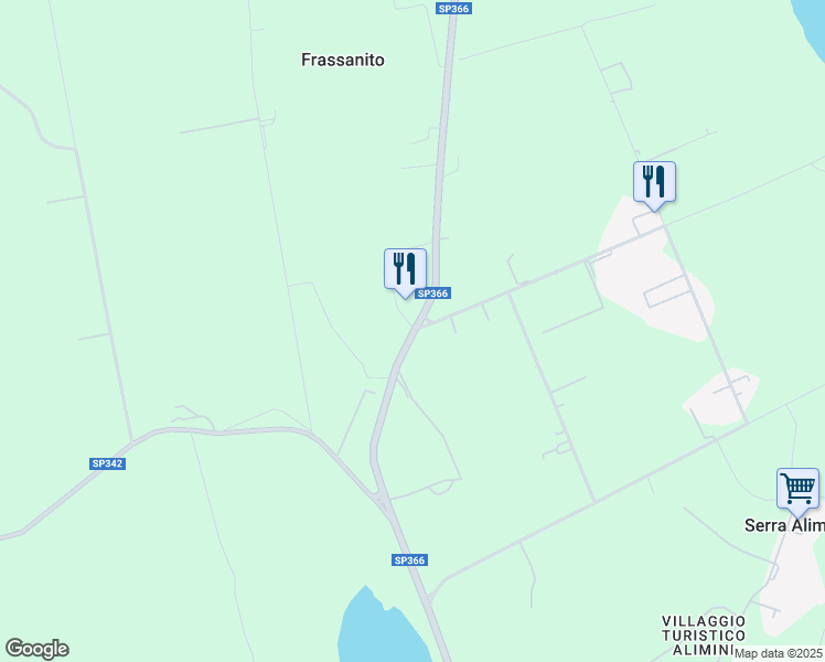 map of restaurants, bars, coffee shops, grocery stores, and more near in Provincia di Lecce