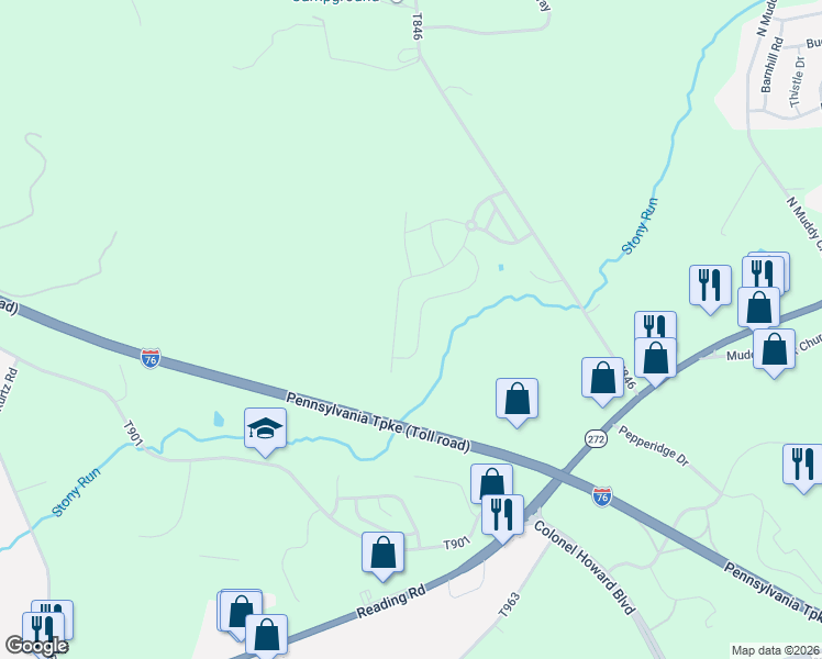 map of restaurants, bars, coffee shops, grocery stores, and more near 14 Cranberry Circle in Denver