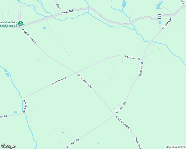 map of restaurants, bars, coffee shops, grocery stores, and more near 505 Rock Run Rd in Newville