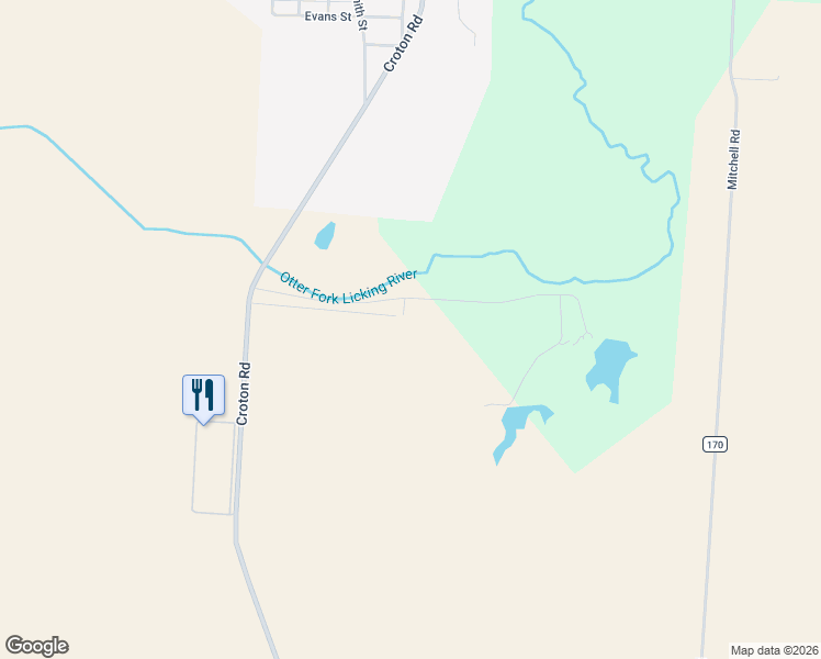 map of restaurants, bars, coffee shops, grocery stores, and more near 12298 Croton Road in Hartford