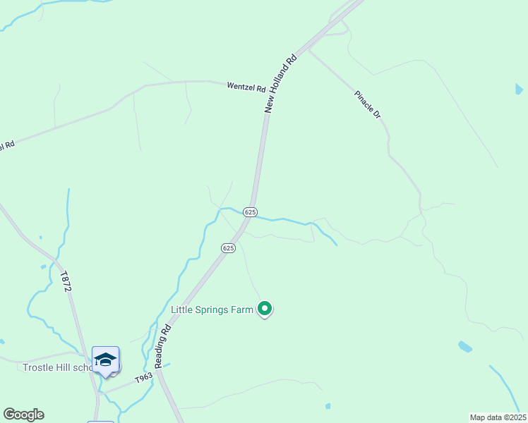 map of restaurants, bars, coffee shops, grocery stores, and more near 4710 New Holland Road in Mohnton