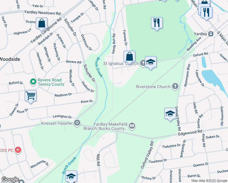 map of restaurants, bars, coffee shops, grocery stores, and more near 1128 Cambridge Court in Morrisville