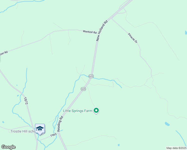 map of restaurants, bars, coffee shops, grocery stores, and more near 4710 New Holland Road in Mohnton