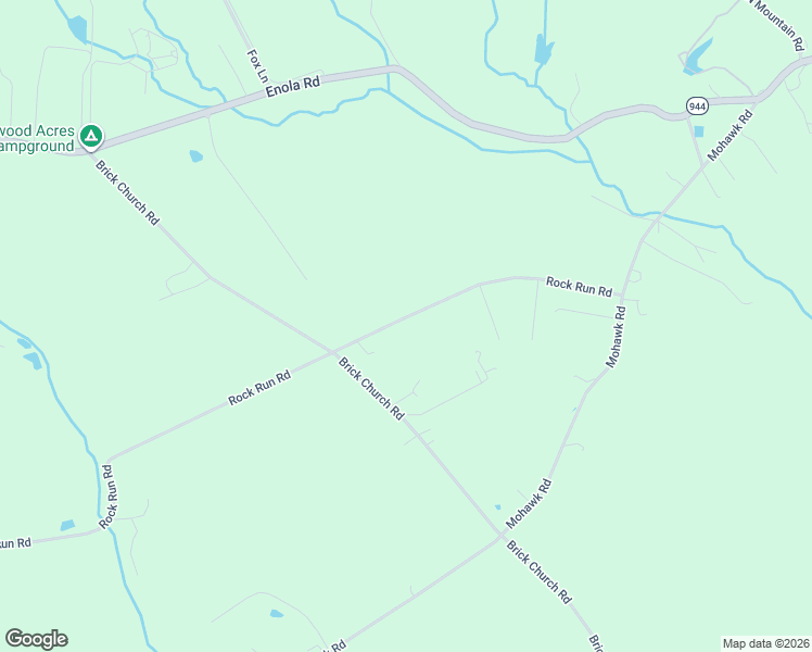 map of restaurants, bars, coffee shops, grocery stores, and more near 505 Rock Run Road in Newville