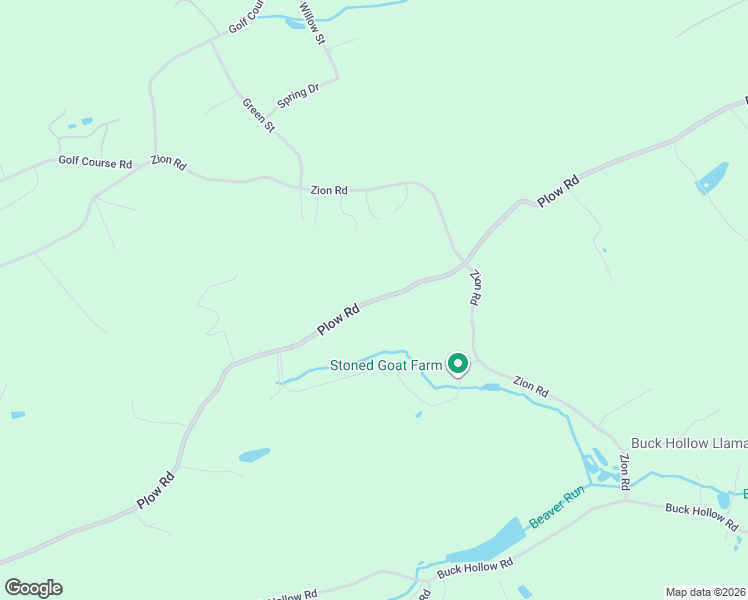 map of restaurants, bars, coffee shops, grocery stores, and more near 3028 Plow Road in Mohnton