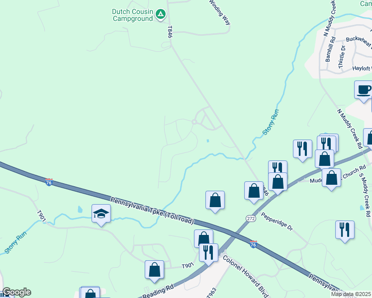 map of restaurants, bars, coffee shops, grocery stores, and more near 10 Cranberry Circle in Denver