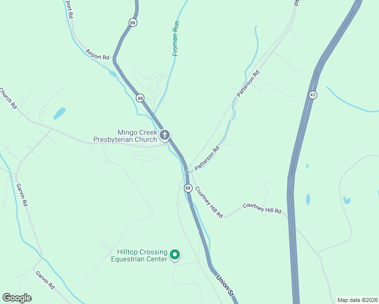 map of restaurants, bars, coffee shops, grocery stores, and more near 3 Patterson Road in Finleyville